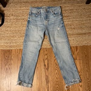 ZARA High Rise Mom Jeans